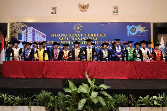 Sidang Senat Terbuka Satu Dasawarsa Universitas Muhammadiyah Tangerang