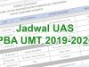 Jadwal Ujian Akhir Semester (UAS) PBA UMT 2019-2020