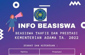 Info Beasiswa Tahfidz dan Prestasi 2022